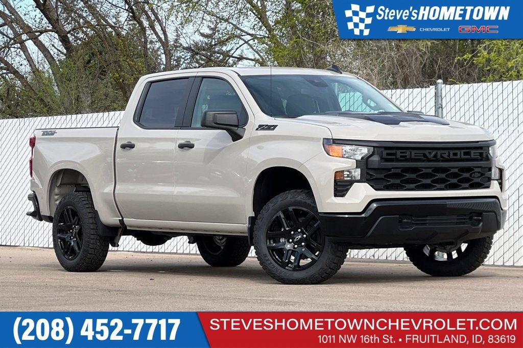 New 2026 Chevrolet Silverado 1500 Custom Trail Boss w/ Dark Appearance Package image 1