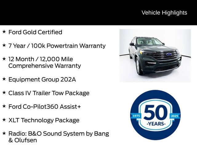 Certified 2023 Ford Explorer XLT w/ Equipment Group 202A image 6