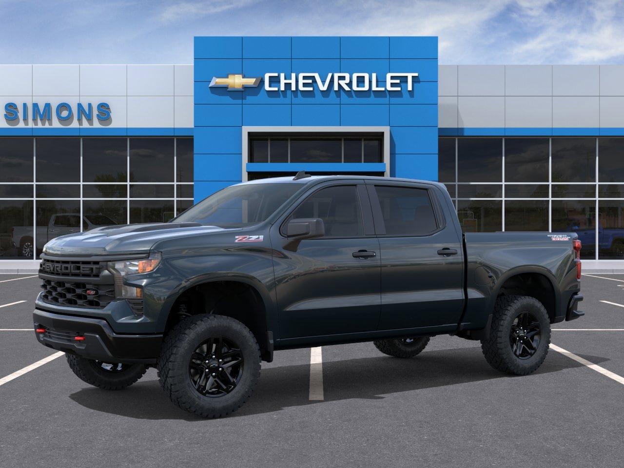 New 2026 Chevrolet Silverado 1500 Custom Trail Boss AWD/4WD image 3