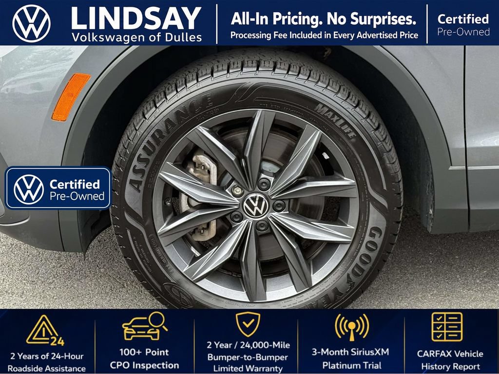 Certified 2022 Volkswagen Tiguan SE AWD/4WD image 9