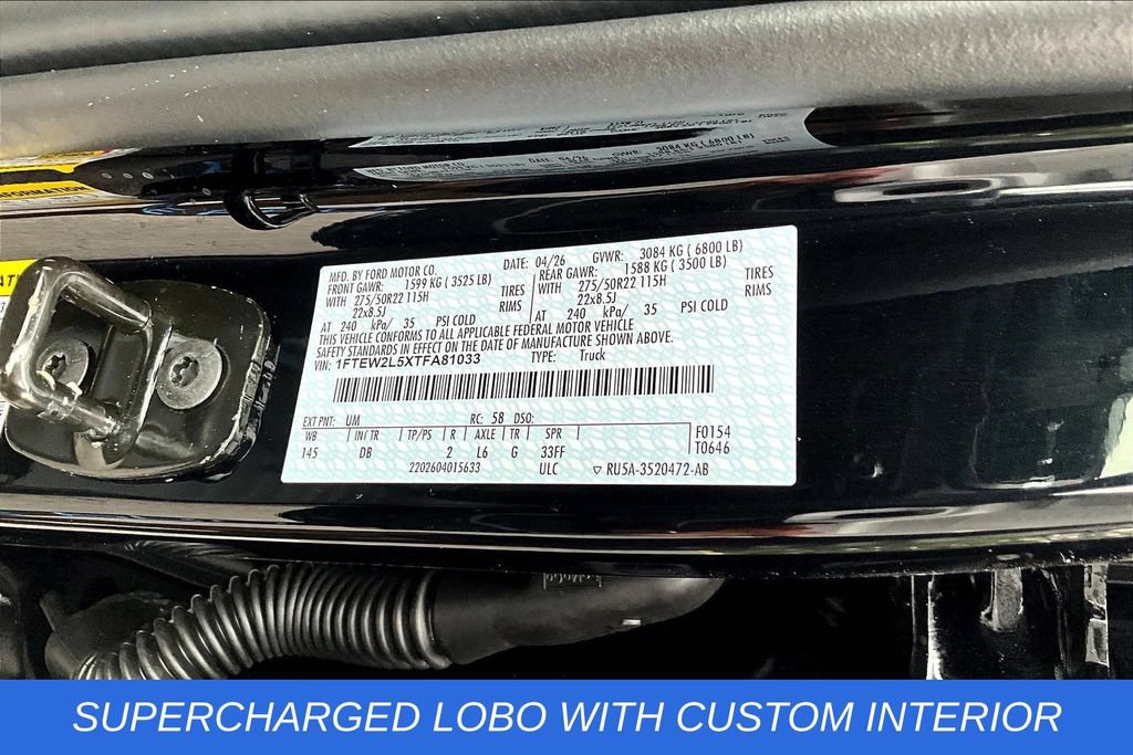 New 2026 Ford F150 STX w/ F-150 LOBO Package AWD/4WD image 8