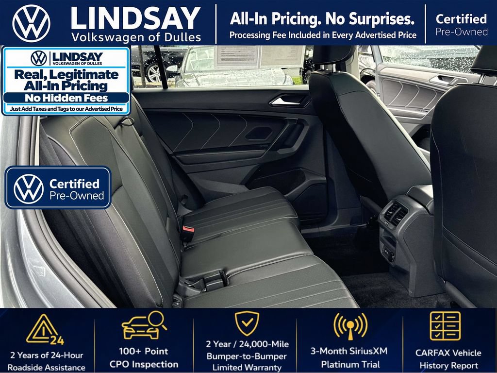 Certified 2023 Volkswagen Tiguan SE w/ Panoramic Sunroof Package AWD/4WD image 10