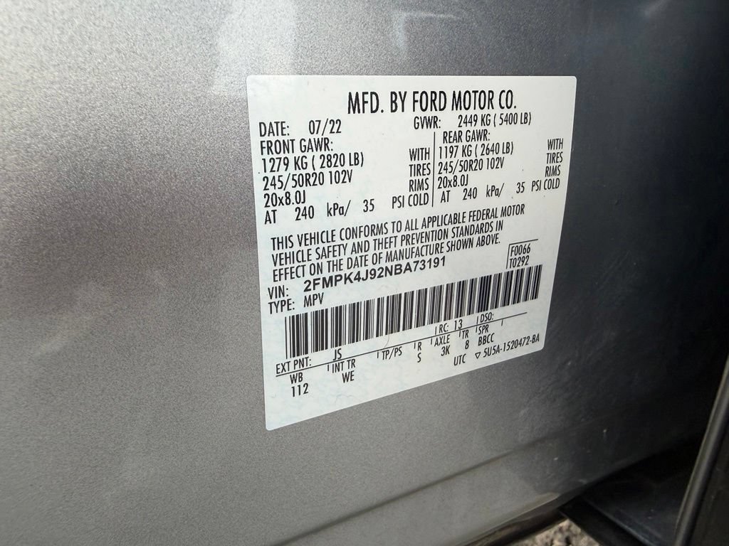 Used 2022 Ford Edge ST-Line AWD/4WD image 42