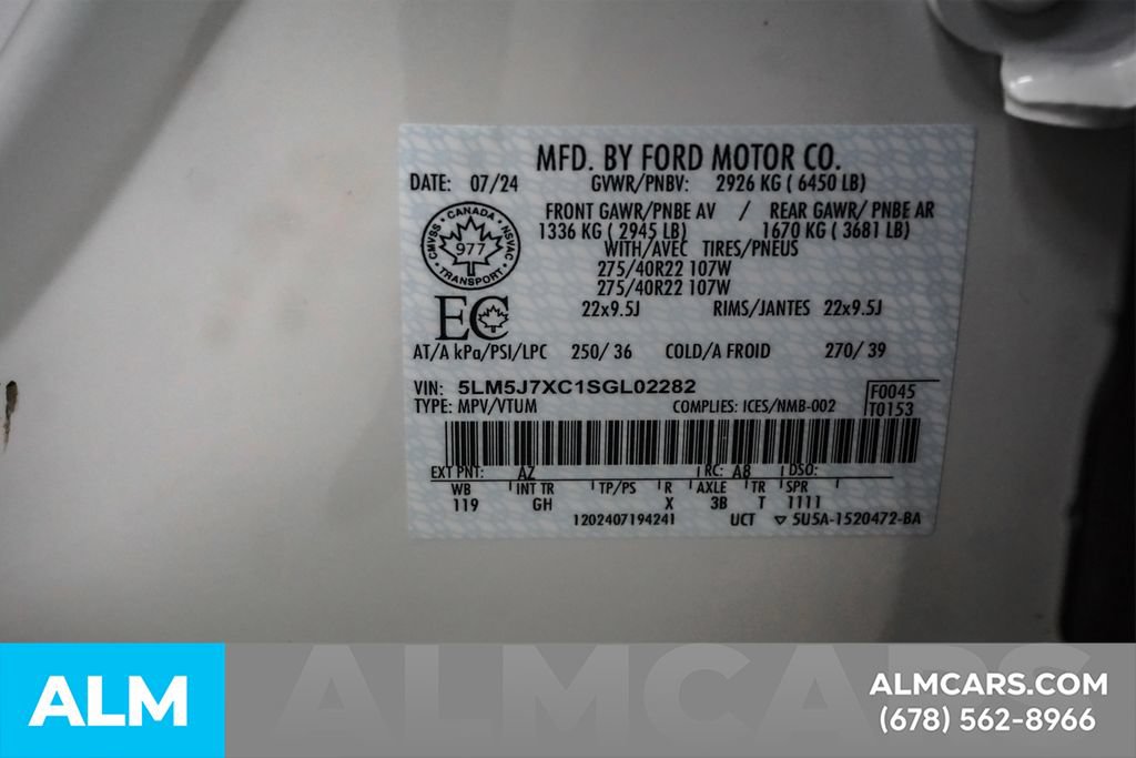 Used 2025 Lincoln Aviator Reserve w/ Equipment Group 201A AWD/4WD image 64