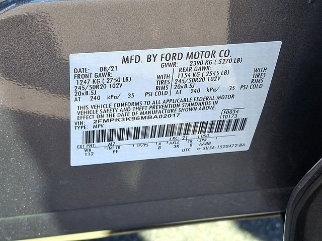 Used 2021 Ford Edge Titanium w/ Equipment Group 301A FWD image 22