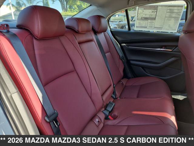 New 2026 MAZDA MAZDA3 Carbon AWD/4WD image 13