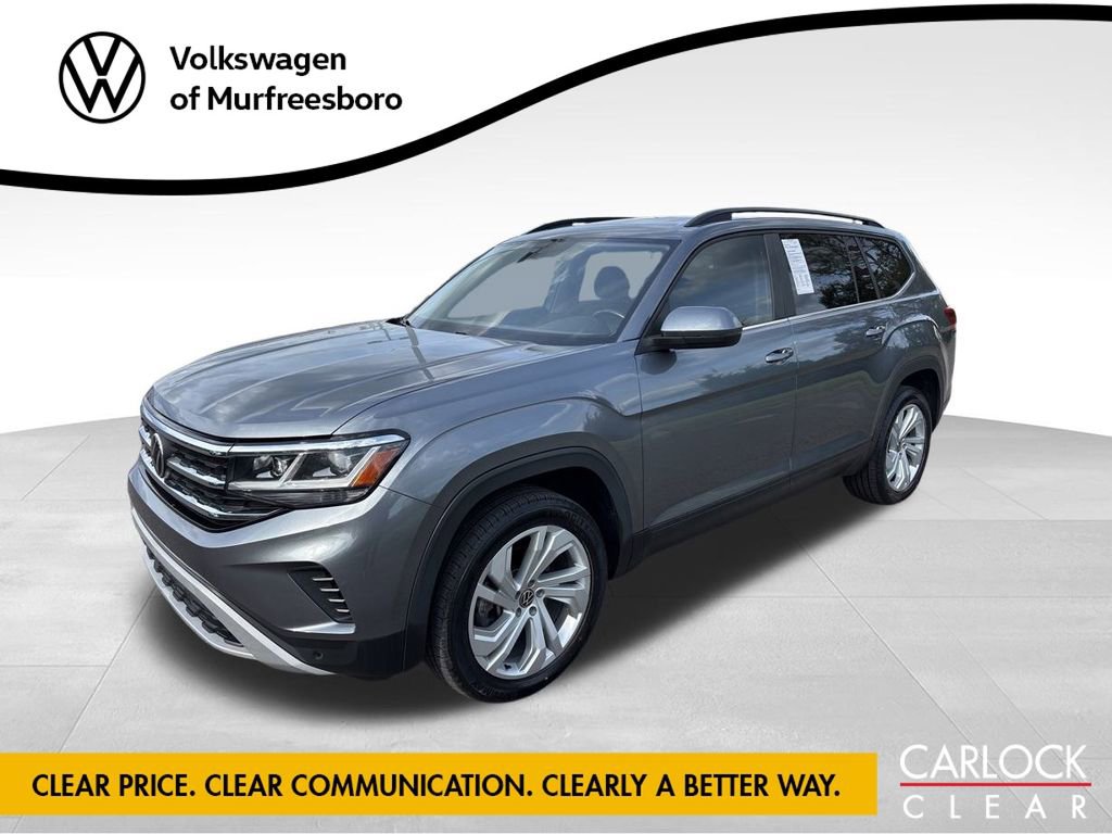 Used 2021 Volkswagen Atlas SE w/ Panoramic Sunroof Package image 1