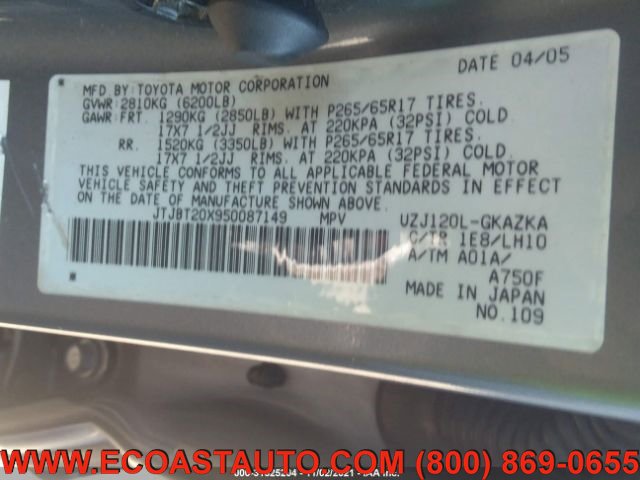 Used 2005 Lexus GX 470 image 9