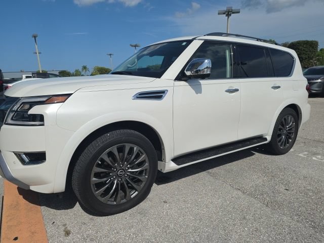 Certified 2023 Nissan Armada Platinum w/ Captain's Chairs Package