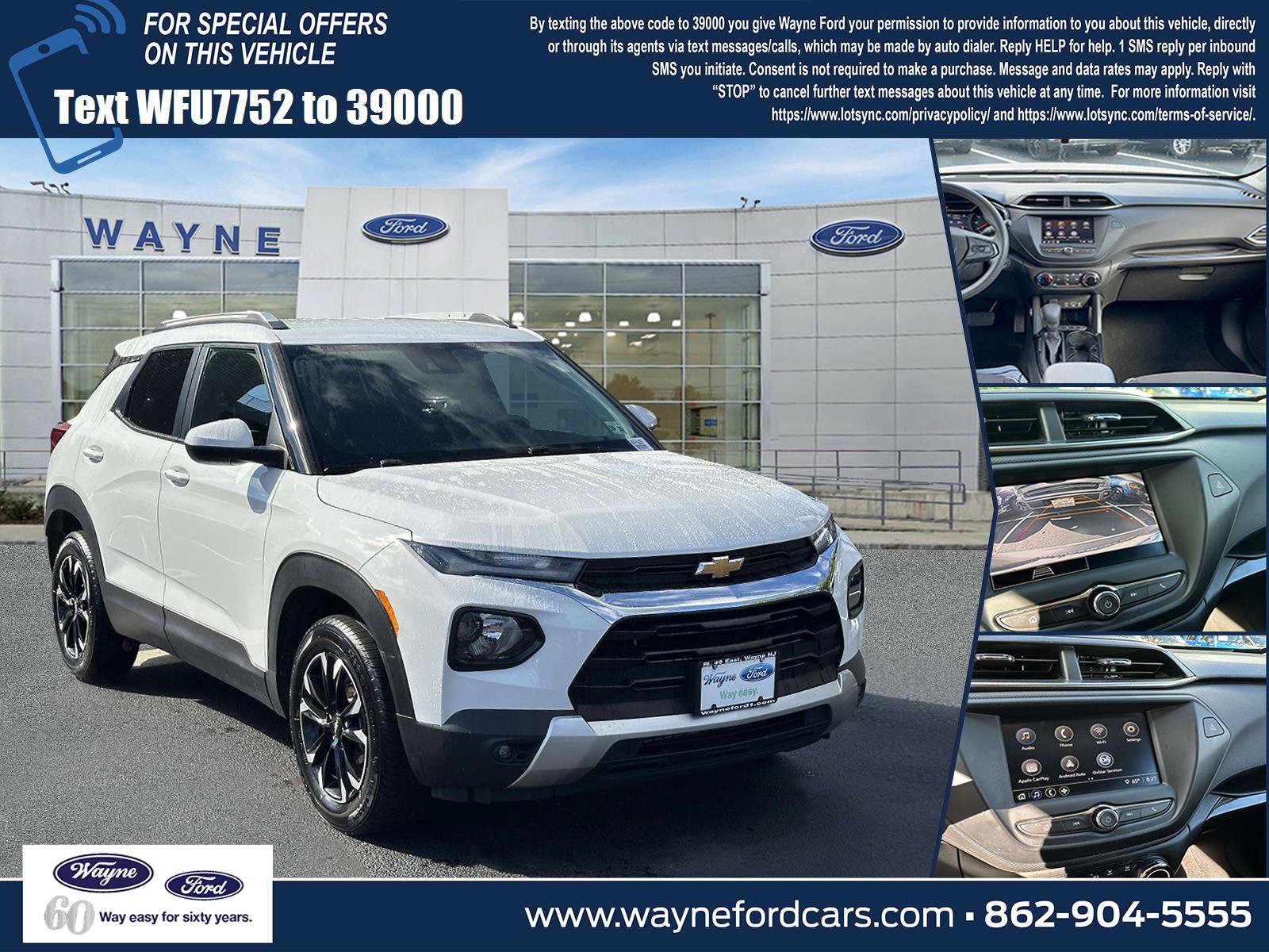 Used 2022 Chevrolet TrailBlazer LT AWD/4WD image 1