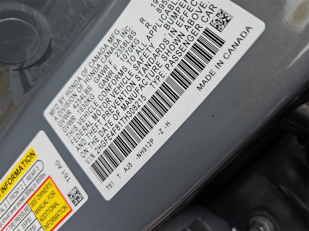 New 2026 Honda Civic Sport Touring image 6