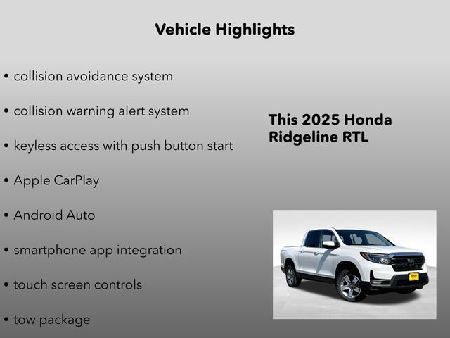 New 2025 Honda Ridgeline RTL image 10