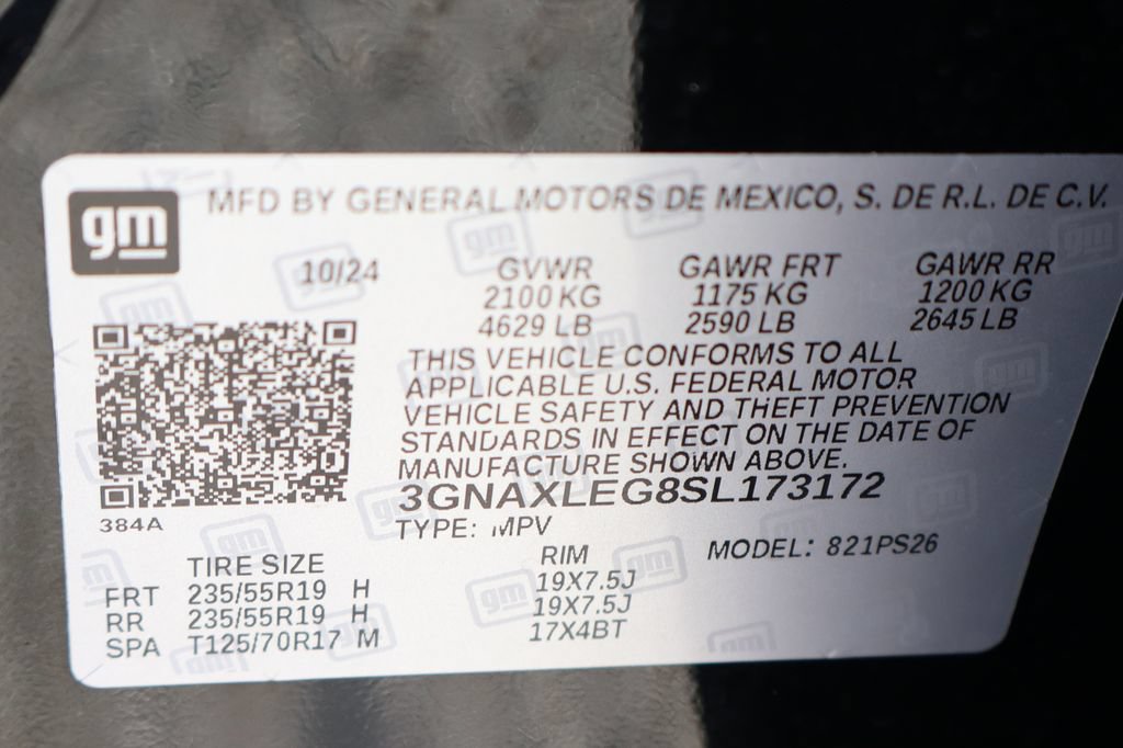 Used 2025 Chevrolet Equinox RS w/ Convenience Package III FWD image 46