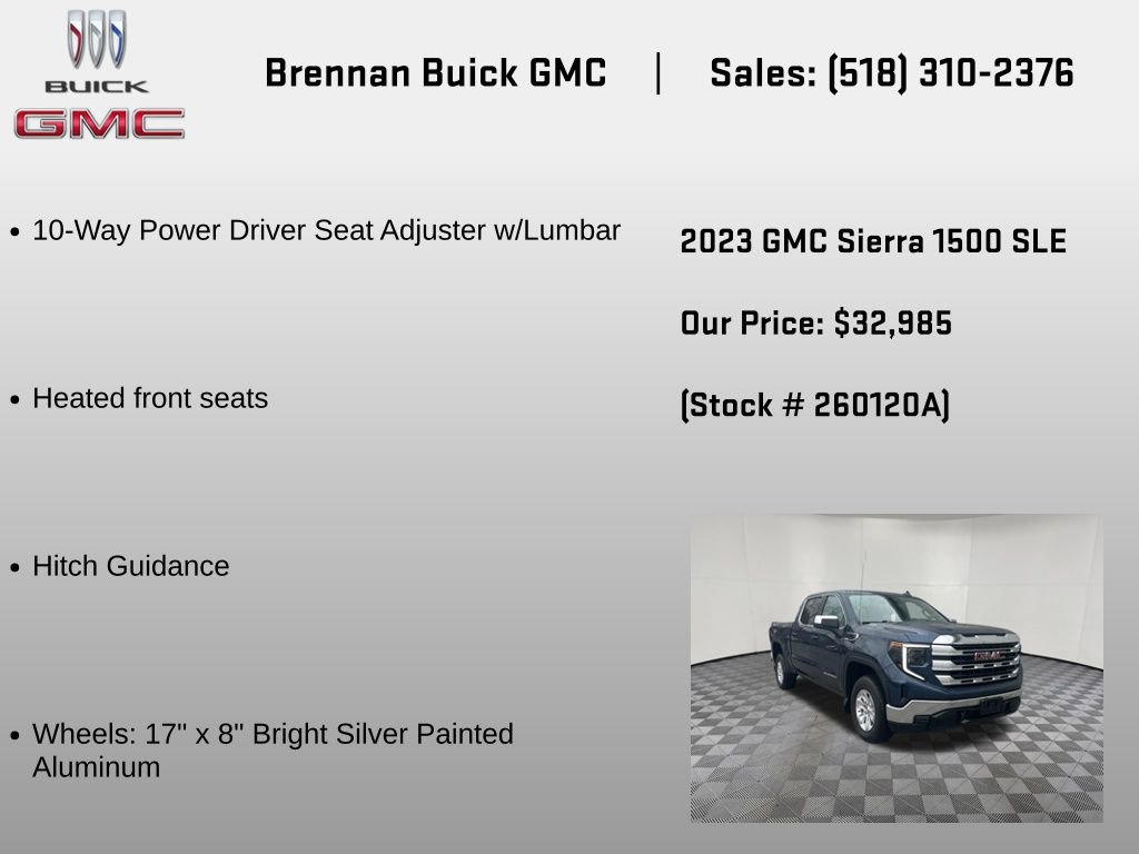 Certified 2023 GMC Sierra 1500 SLE AWD/4WD image 30