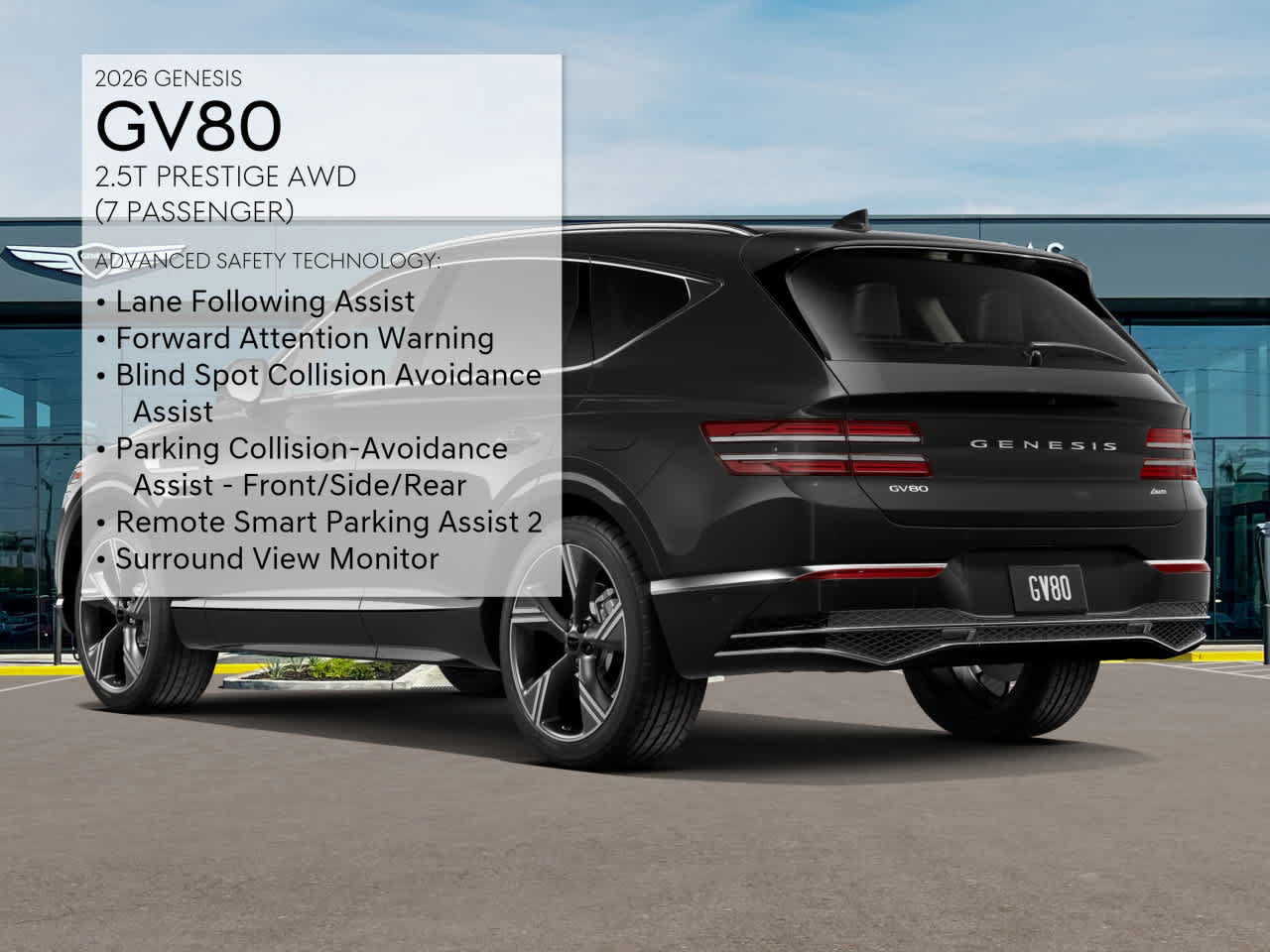 New 2026 Genesis GV80 2.5T Prestige AWD/4WD image 7