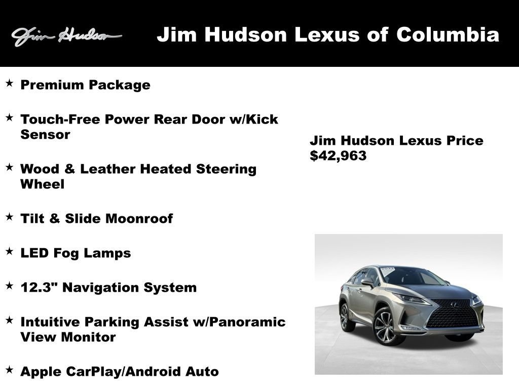 Certified 2022 Lexus RX 350 FWD w/ Premium Package image 4