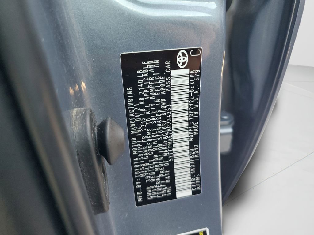 Certified 2021 Toyota Corolla LE FWD image 26