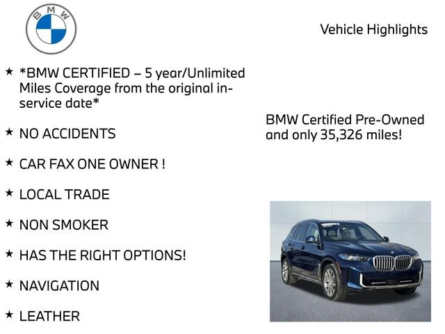 Certified 2024 BMW X5 xDrive40i w/ Premium Package image 11