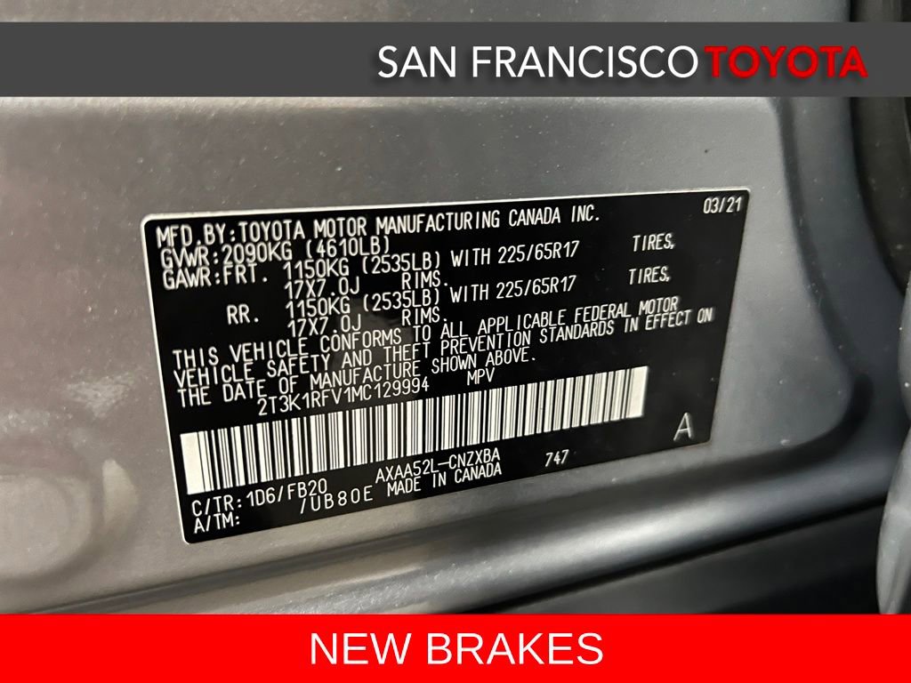 Used 2021 Toyota RAV4 LE image 37