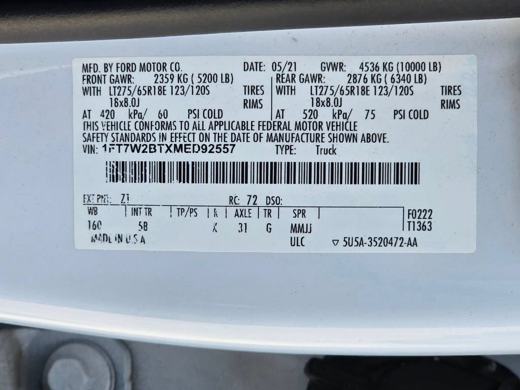 Used 2021 Ford F250 Lariat w/ Lariat Value Package AWD/4WD image 53