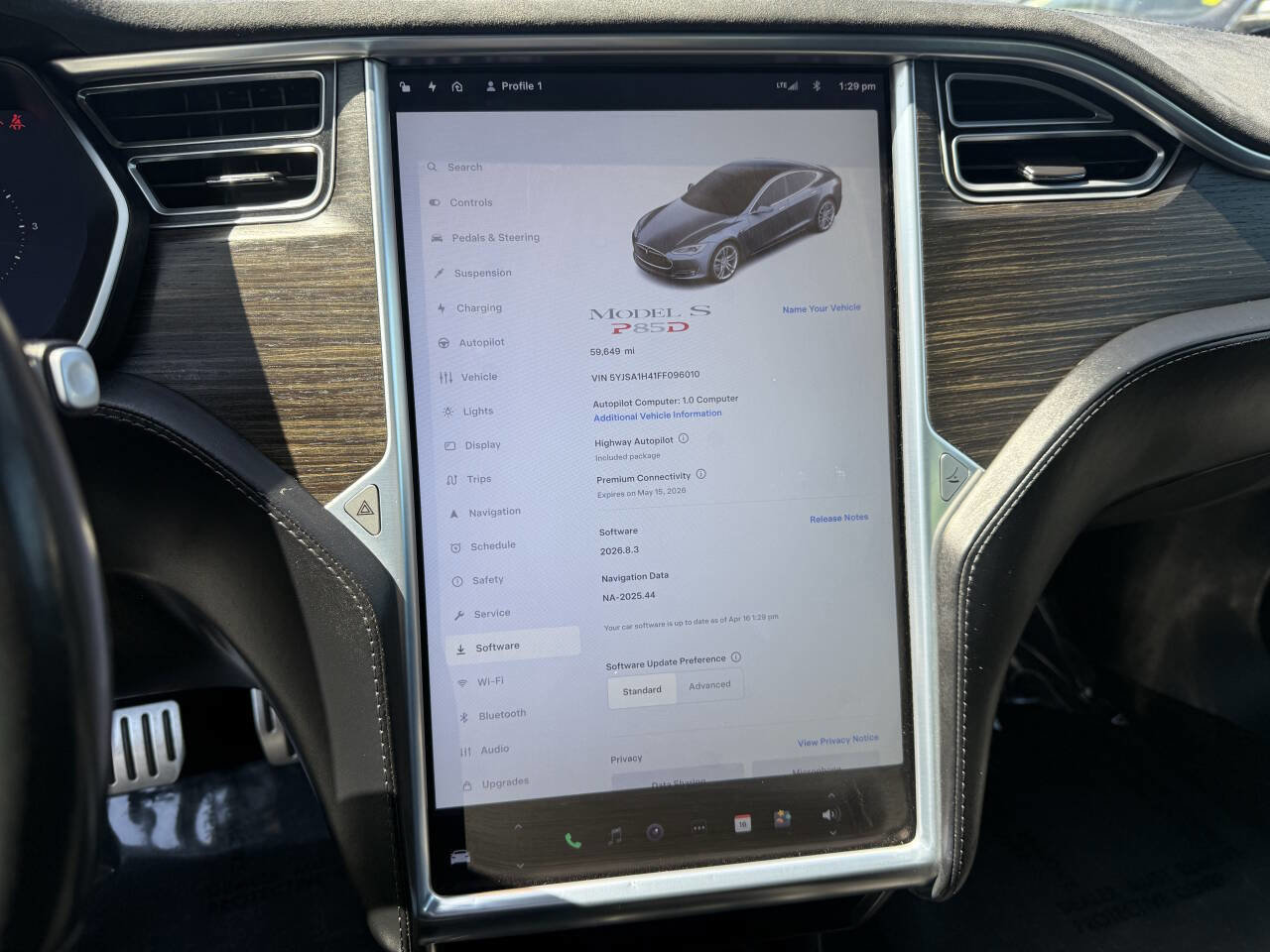 Used 2015 Tesla Model S P85D AWD/4WD image 13