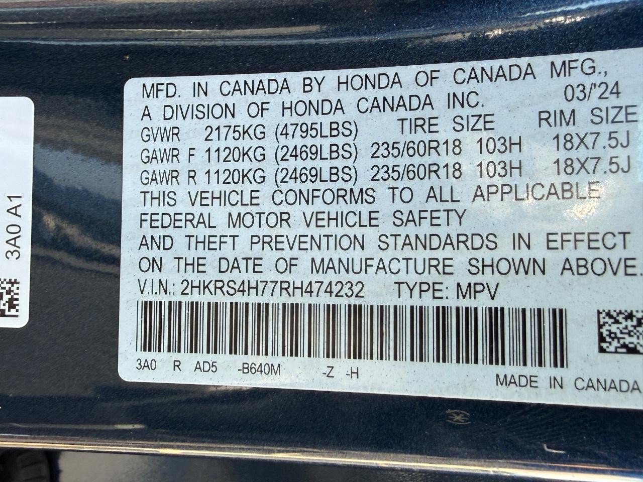 Certified 2024 Honda CR-V EX-L image 24