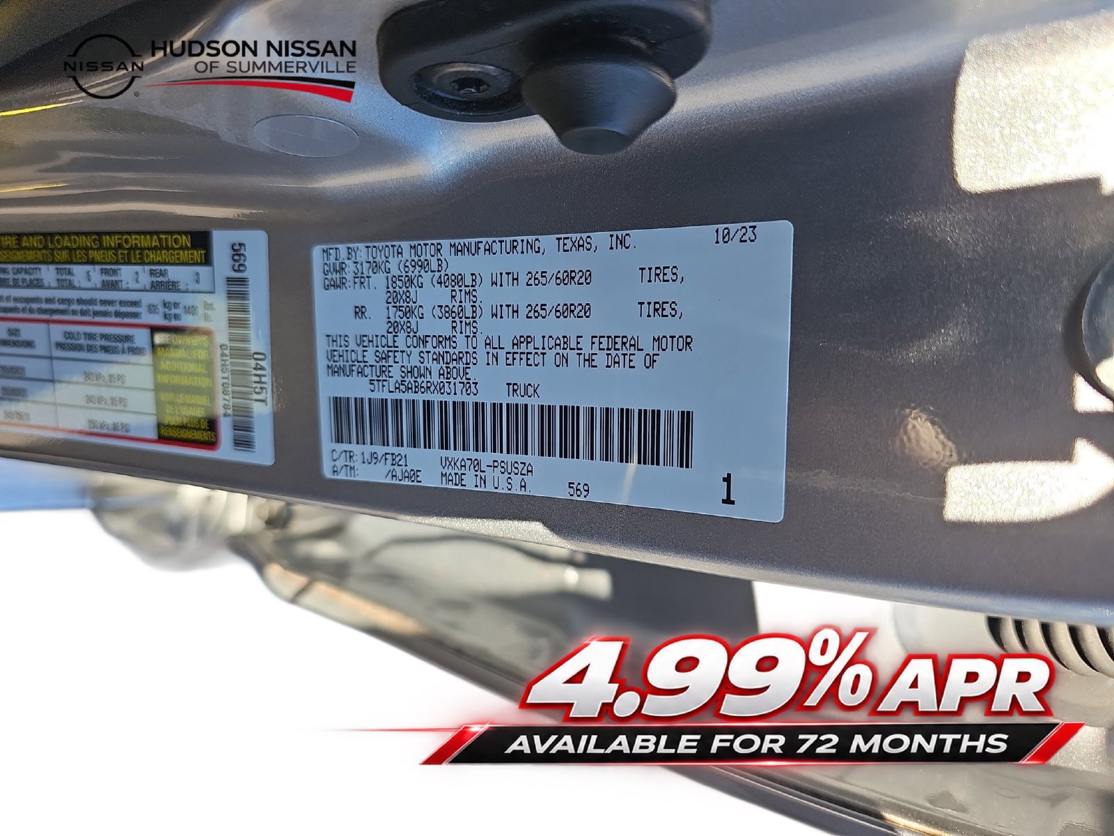 Used 2024 Toyota Tundra SR5 w/ TRD Sport Package RWD image 32