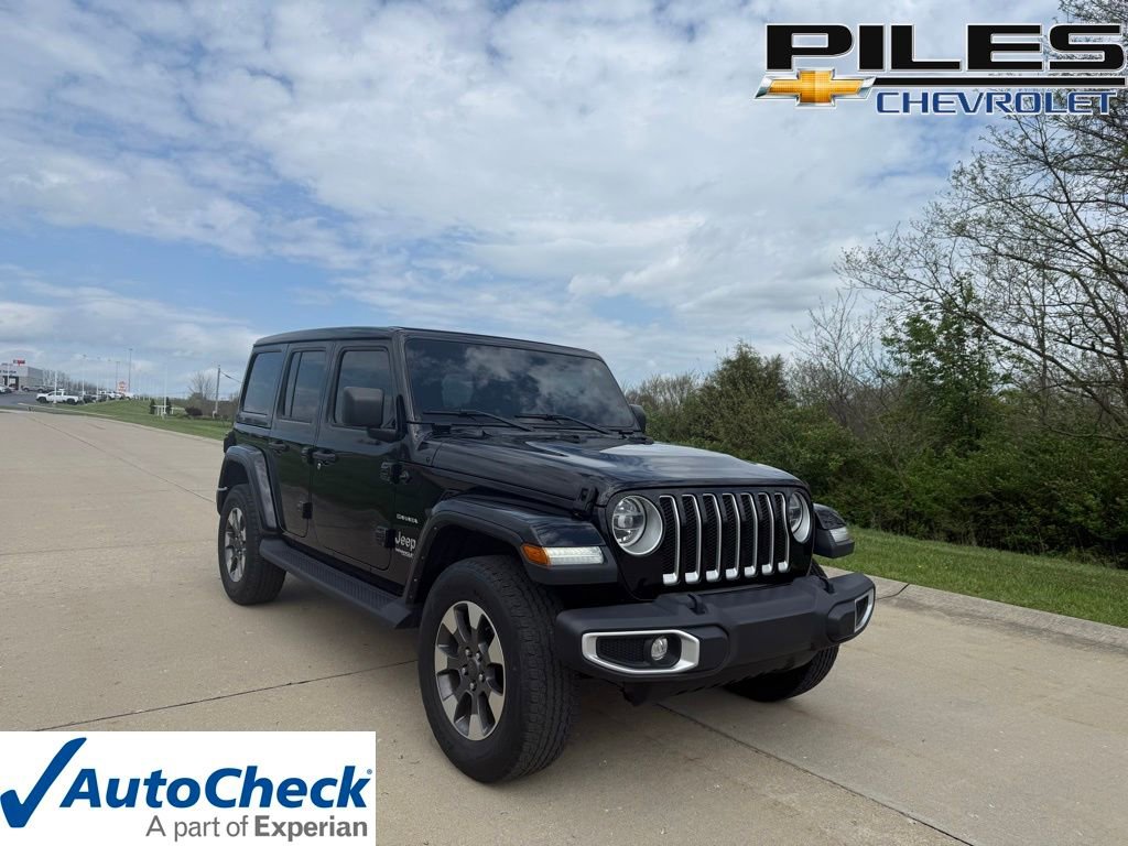 Used 2022 Jeep Wrangler Unlimited Sahara w/ LED Lighting Group image 1