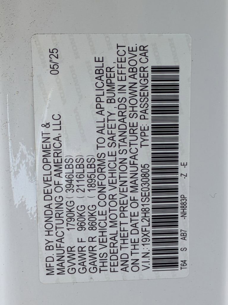 Certified 2025 Honda Civic Sport image 26