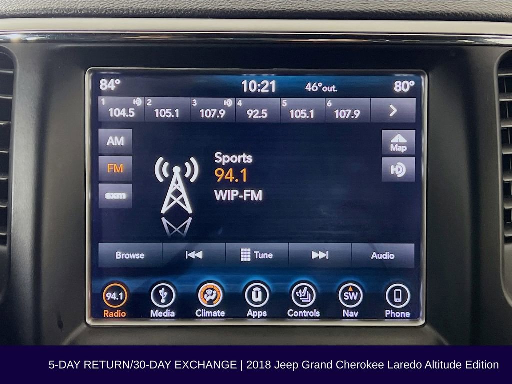 Used 2018 Jeep Grand Cherokee Altitude image 17