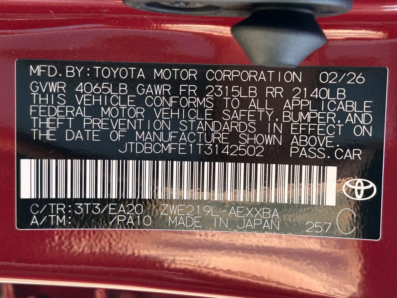 New 2026 Toyota Corolla XLE image 25