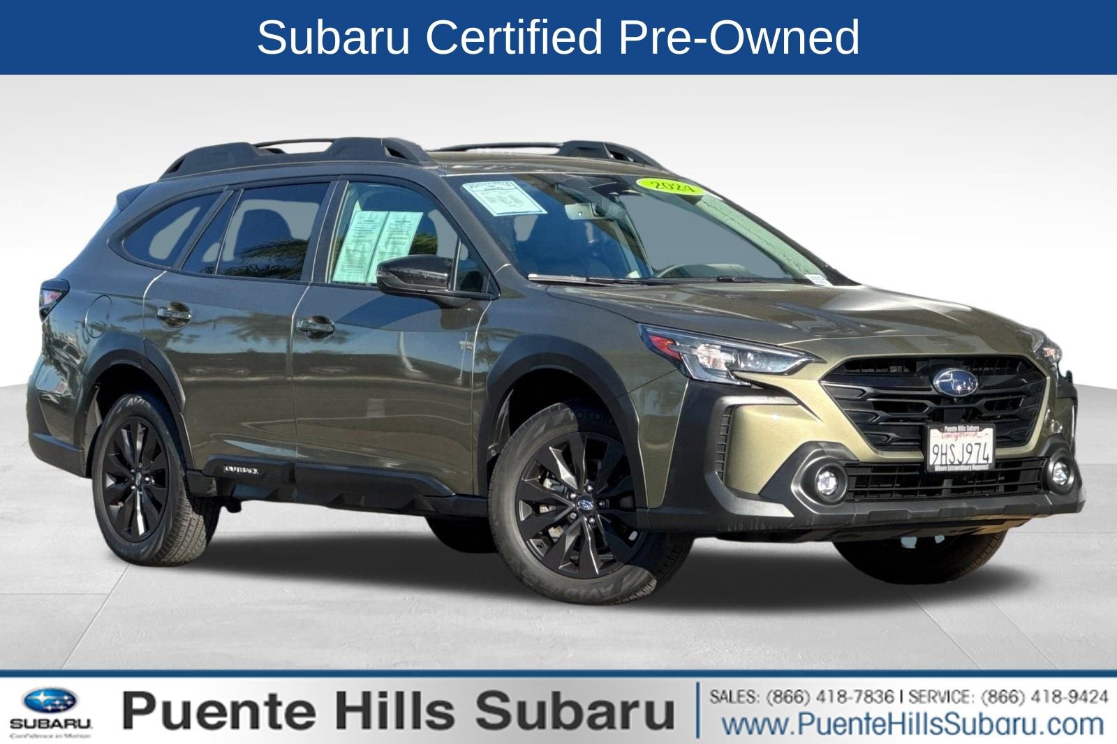 Certified 2024 Subaru Outback Onyx Edition XT image 1