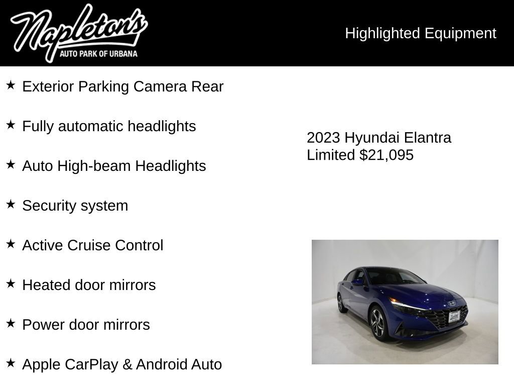 Used 2023 Hyundai Elantra Limited FWD image 16