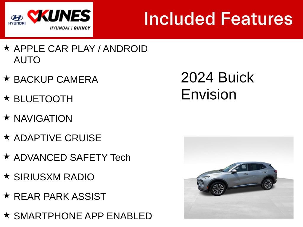Used 2024 Buick Envision Preferred AWD/4WD image 2