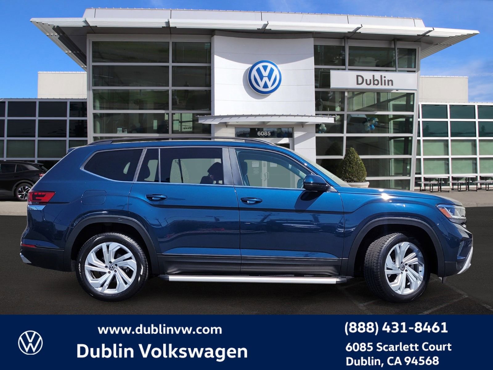Used 2021 Volkswagen Atlas SE image 3
