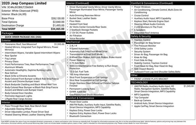 Used 2020 Jeep Compass Limited image 6