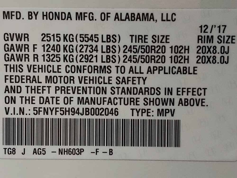 Used 2018 Honda Pilot Touring image 33
