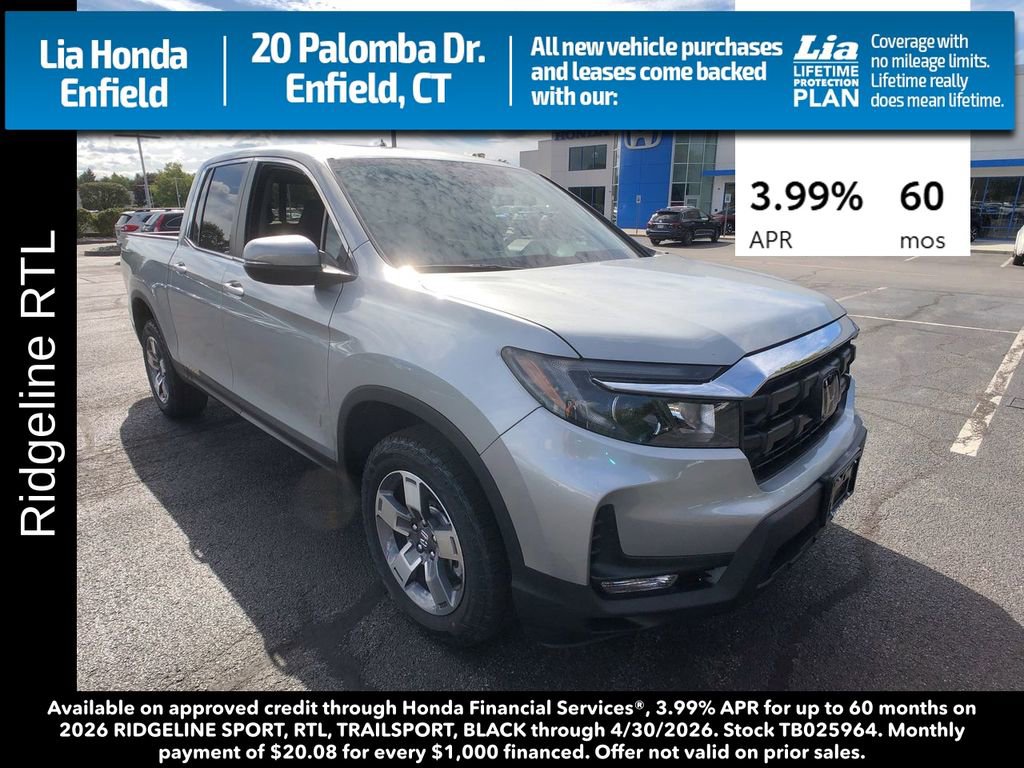 New 2026 Honda Ridgeline RTL image 1
