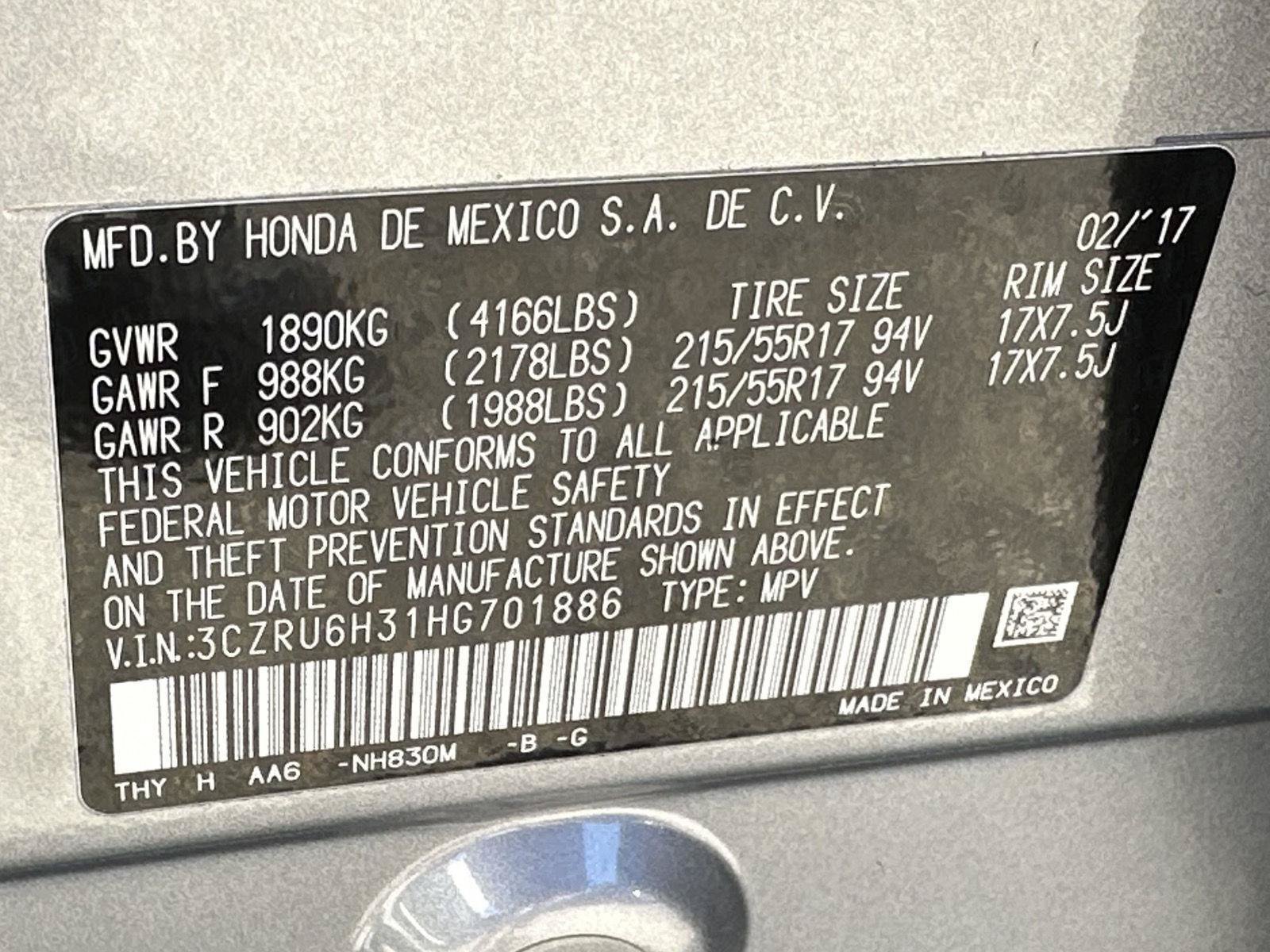 Used 2017 Honda HR-V LX image 37