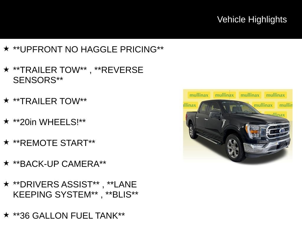 Certified 2023 Ford F150 XLT w/ Equipment Group 302A High image 12