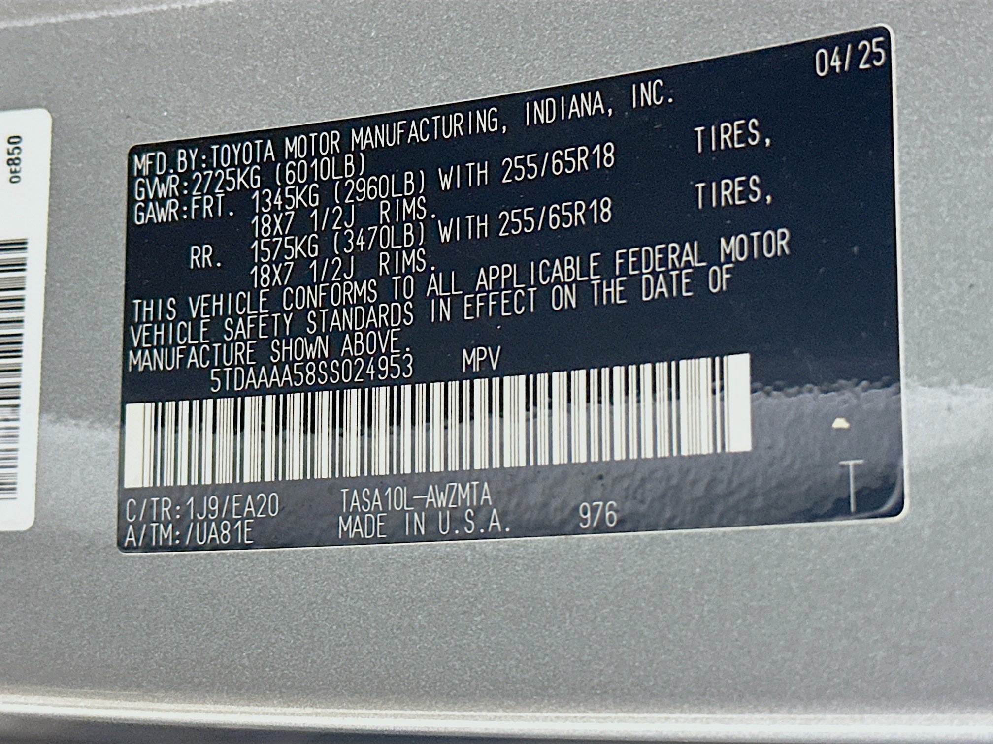 Used 2025 Toyota Grand Highlander FWD image 12