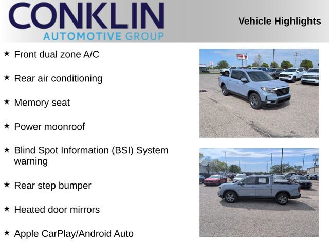 Used 2023 Honda Ridgeline RTL image 2
