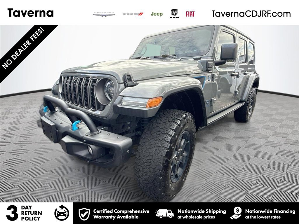 Certified 2023 Jeep Wrangler Unlimited Rubicon 4xe AWD/4WD image 1