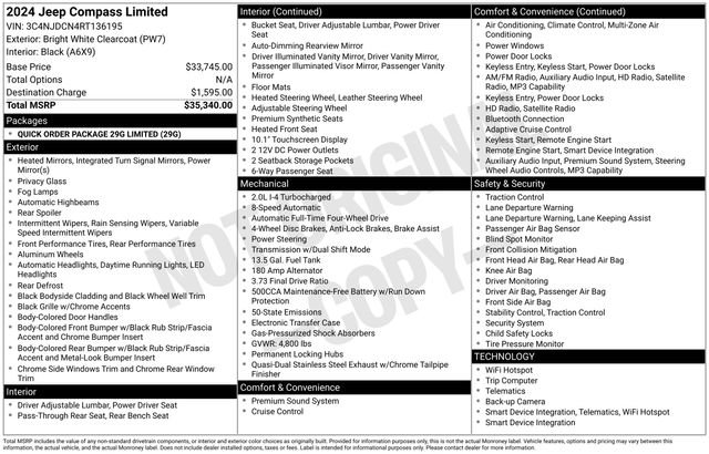 Used 2024 Jeep Compass Limited image 6