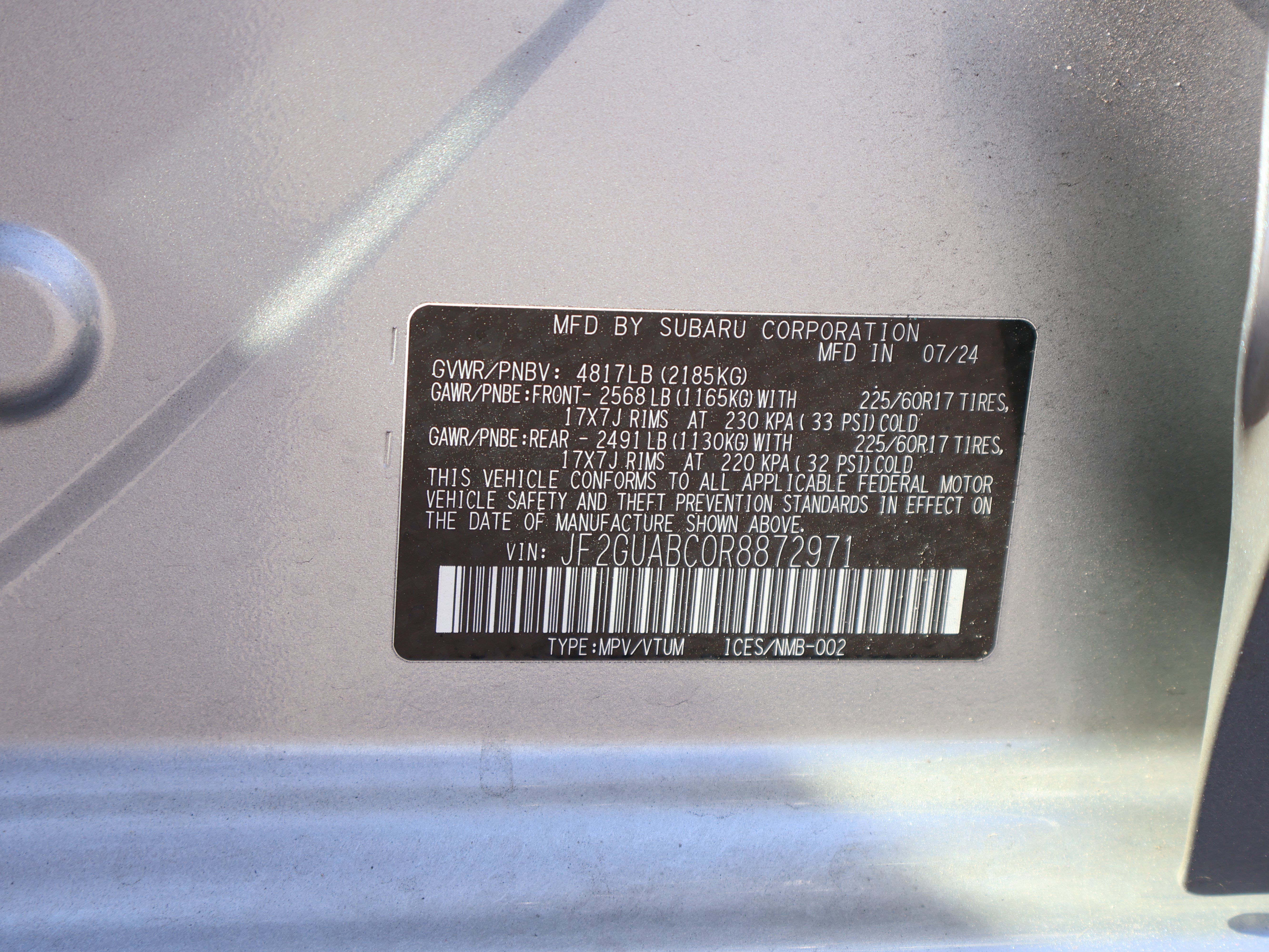 Used 2024 Subaru Crosstrek 2.0i image 37