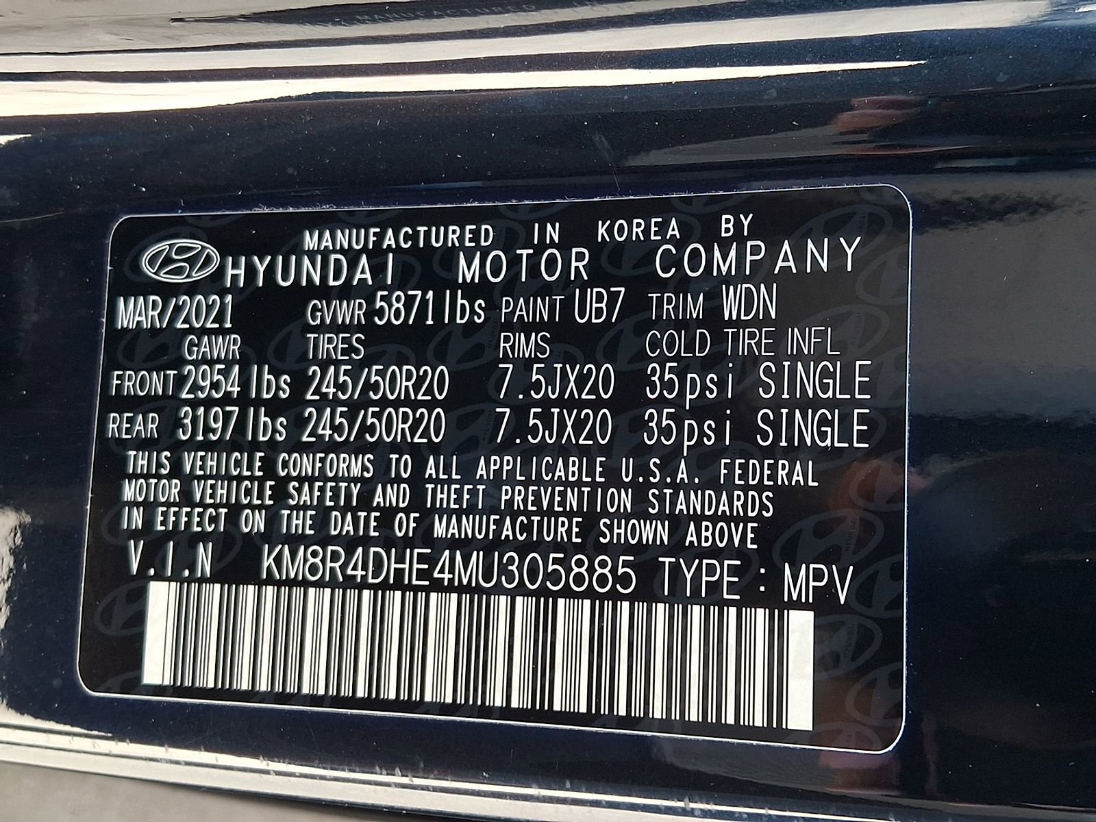 Used 2021 Hyundai Palisade SEL w/ Premium Package image 26