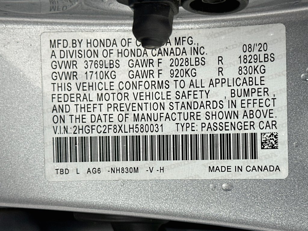 Used 2020 Honda Civic Sport image 30