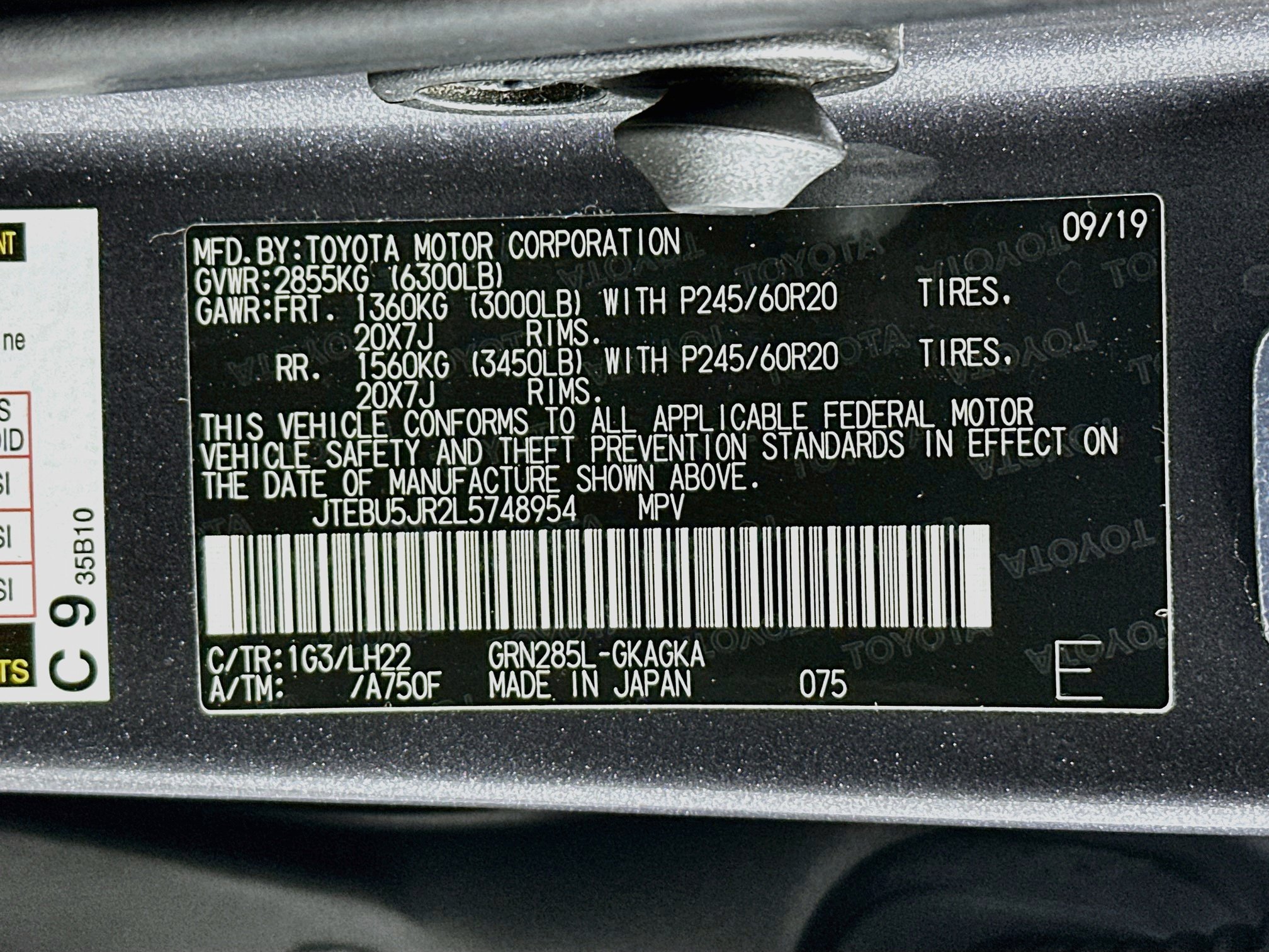 Used 2020 Toyota 4Runner Nightshade AWD/4WD image 12