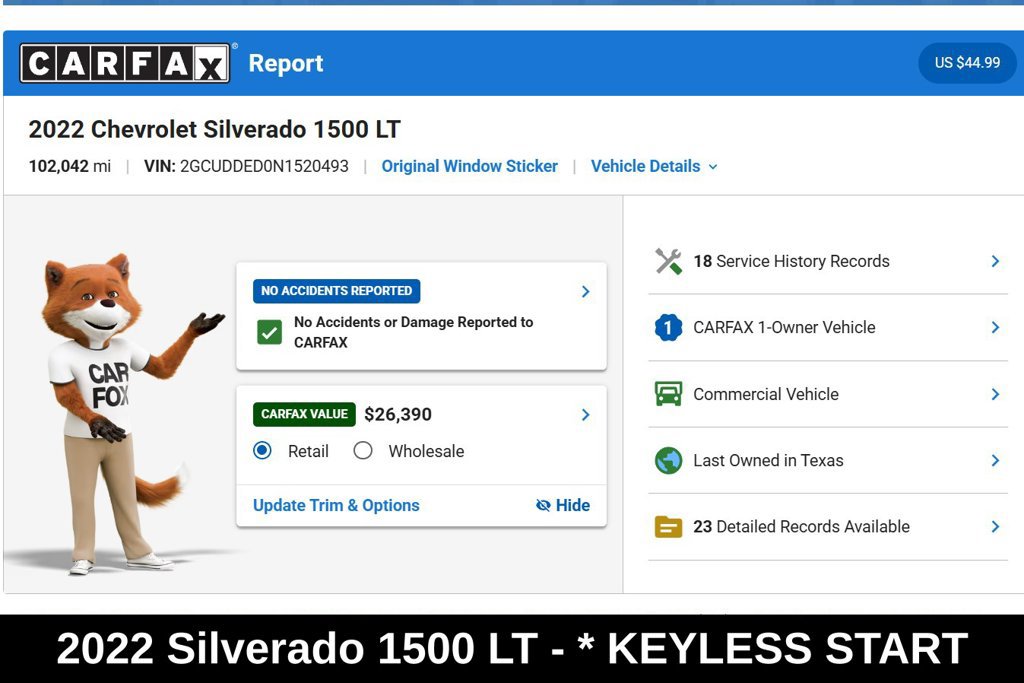 Used 2022 Chevrolet Silverado 1500 LT w/ Z71 Off-Road Package AWD/4WD image 9