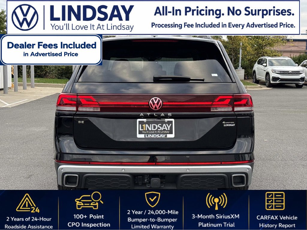 Used 2025 Volkswagen Atlas Peak Edition SE AWD/4WD image 4